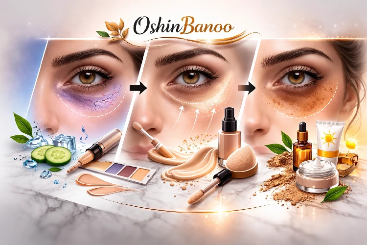 تیرگی دور چشم
گودی
لک